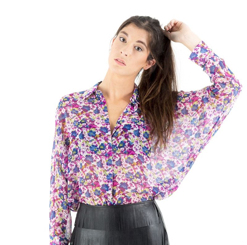 camisa flores